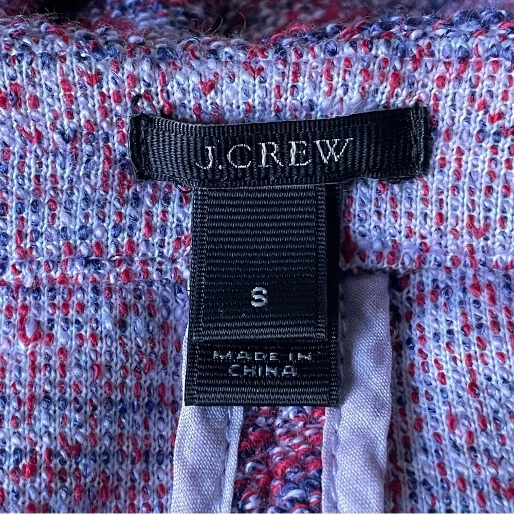 J. Crew Poppy Micro Tweed Cropped Jacket Blazer Size Small - 47726